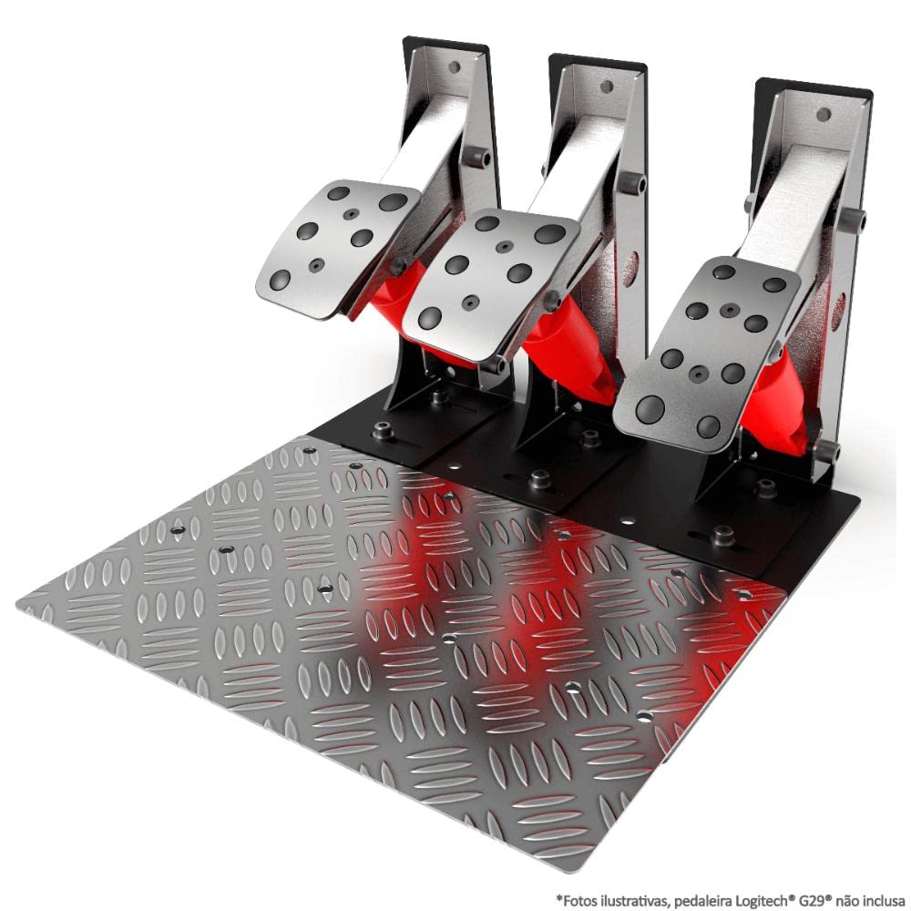 Extreme Sim Racing Inverted Pedals Kit Upgrade for Logitech G25, G27, G29, G920 and G923 Add-on - Brake Pedals With More Pressure - LOGITECH PEDALS NOT INCLUDED