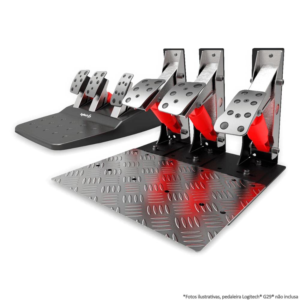 Extreme Sim Racing Inverted Pedals Kit Upgrade for Logitech G25, G27, G29, G920 and G923 Add-on - Brake Pedals With More Pressure - LOGITECH PEDALS NOT INCLUDED