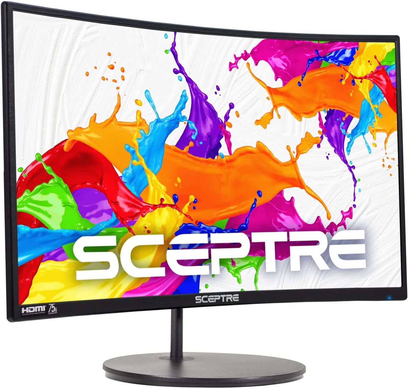 Sceptre Curved 24-inch Gaming Monitor 1080p R1500 98% sRGB HDMI x2 VGA Build-in Speakers, VESA Wall Mount Machine Black (C248W-1920RN Series)