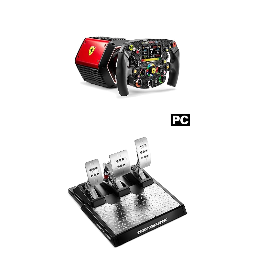 Thrustmaster T818 Ferrari SF1000 Simulator, Direct Drive, Sim Racing Force Feedback Racing Wheel for PC, Officially Licensed by Ferrari (PC)