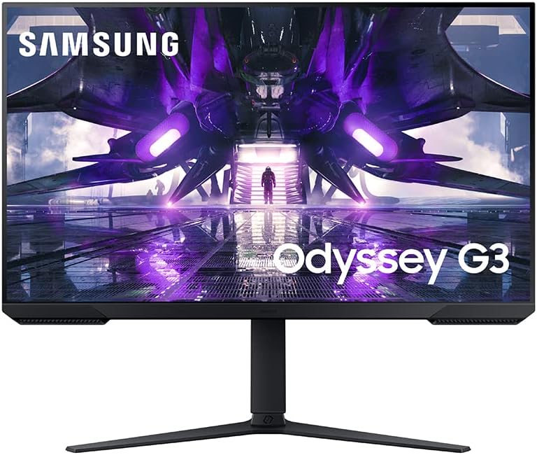 SAMSUNG 32 Odyssey G32A FHD 1ms 165Hz Gaming Monitor with Eye Saver Mode, Free-Sync Premium, Height Adjustable Screen for Gamer Comfort, VESA Mount Capability (LS32AG320NNXZA)