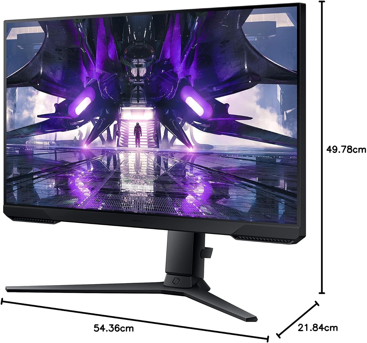 SAMSUNG 32 Odyssey G32A FHD 1ms 165Hz Gaming Monitor with Eye Saver Mode, Free-Sync Premium, Height Adjustable Screen for Gamer Comfort, VESA Mount Capability (LS32AG320NNXZA)