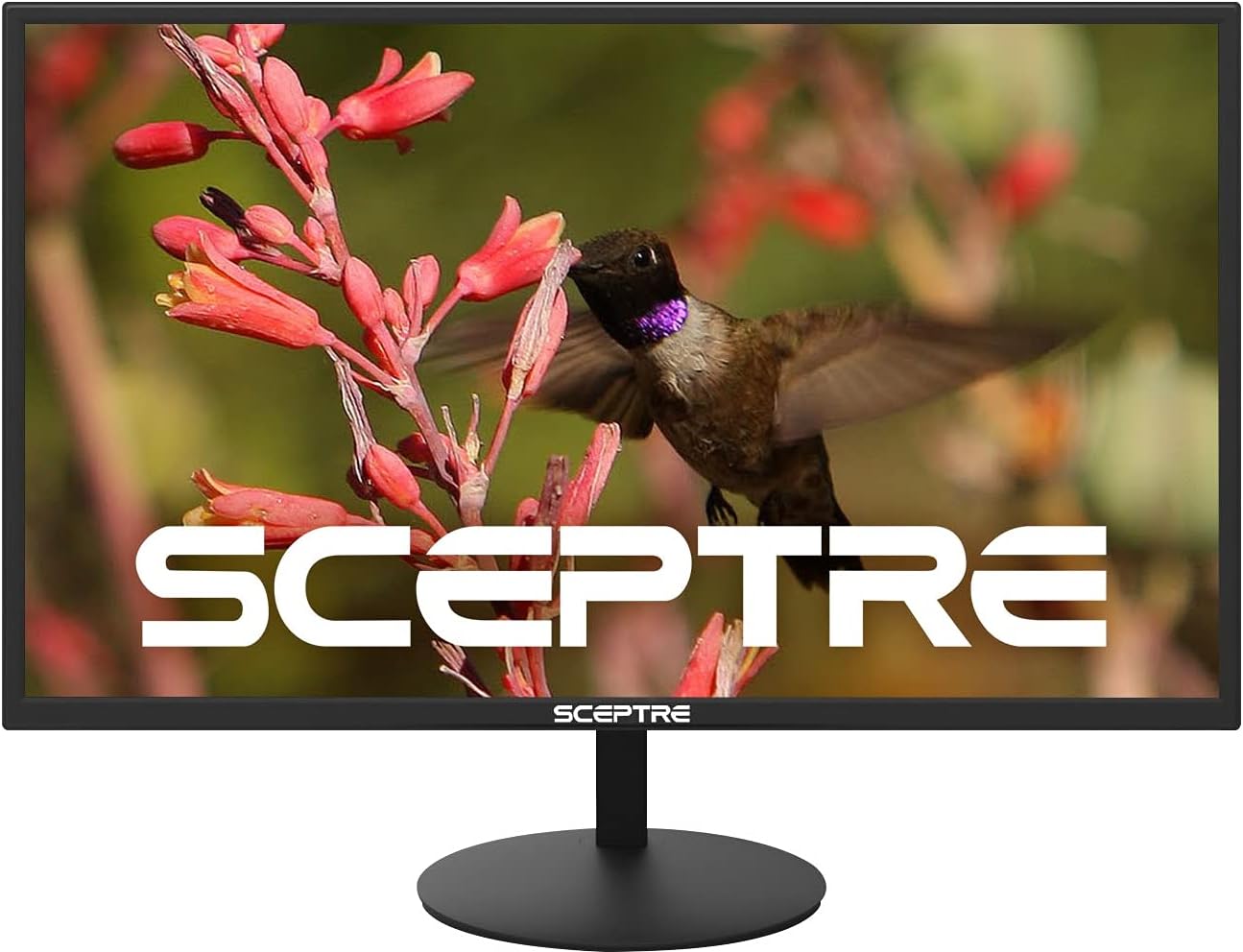 Sceptre 27-Inch FHD LED Gaming Monitor 75Hz 2X HDMI VGA Build-in Speakers, Ultra Slim Metal Black