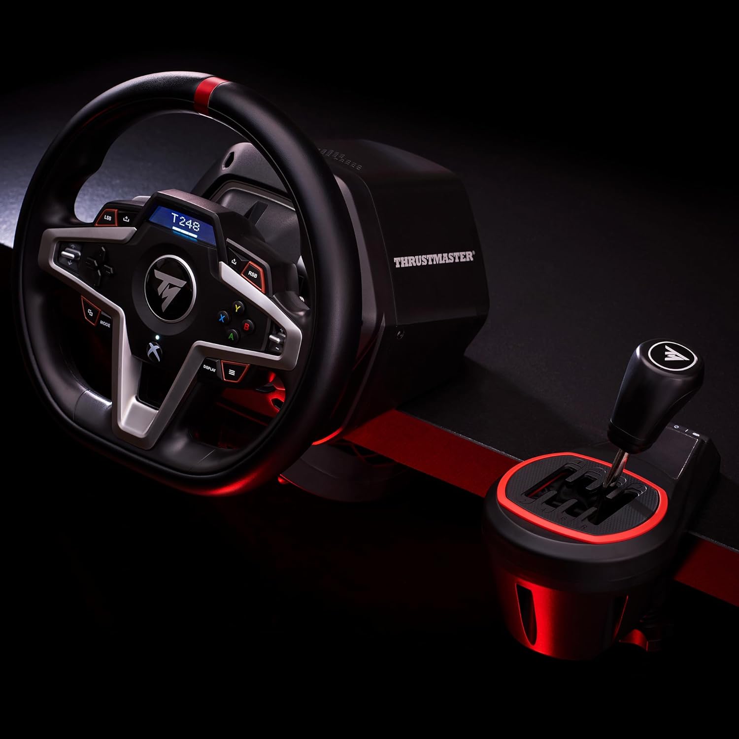 Thrustmaster TH8S Shifter Add-On, 8-Gear Shifter for Racing Wheel, Compatible with PlayStation, Xbox and PC