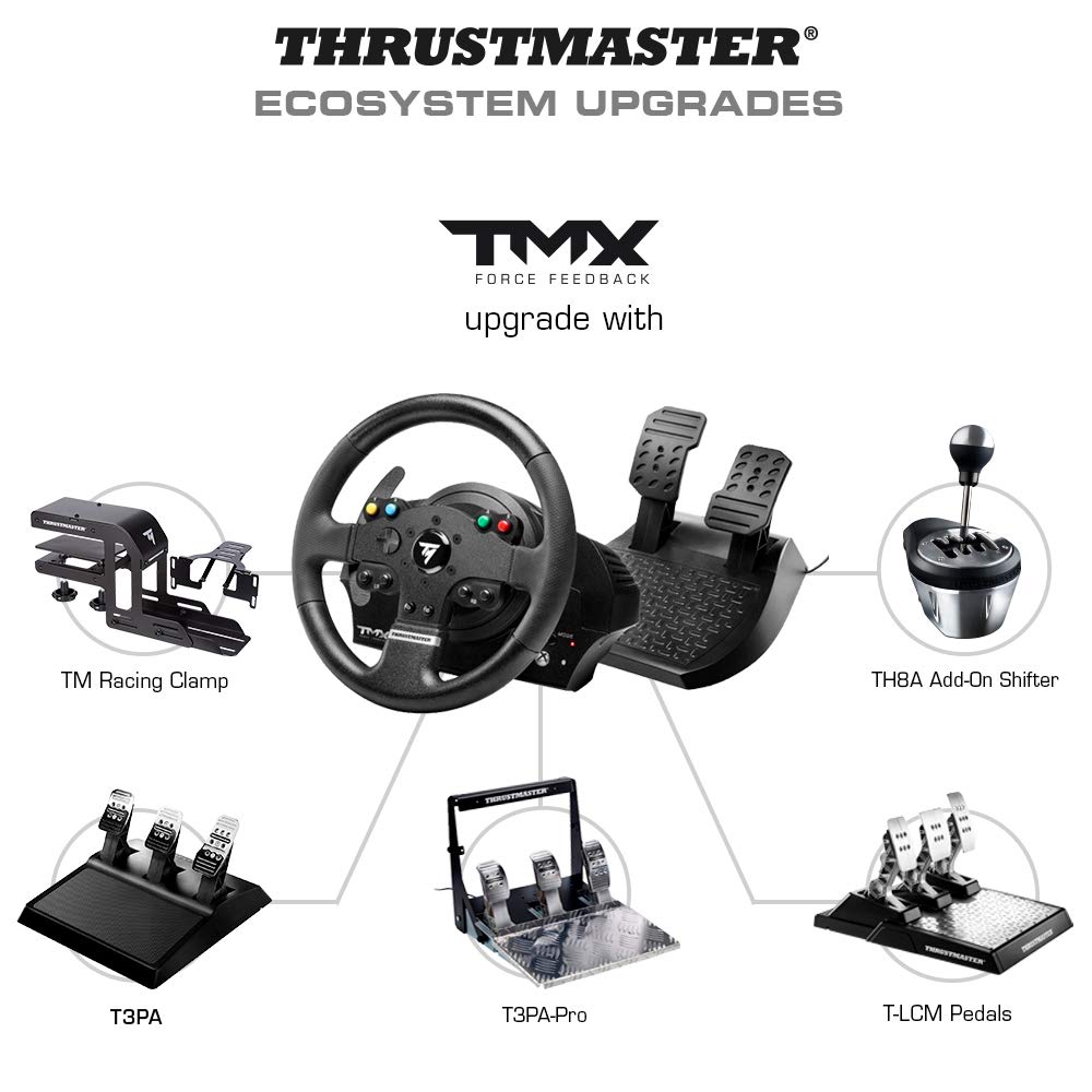 Thrustmaster TMX Racing Wheel with force feedback and racing pedals (XBOX Series X/S, One, PC)