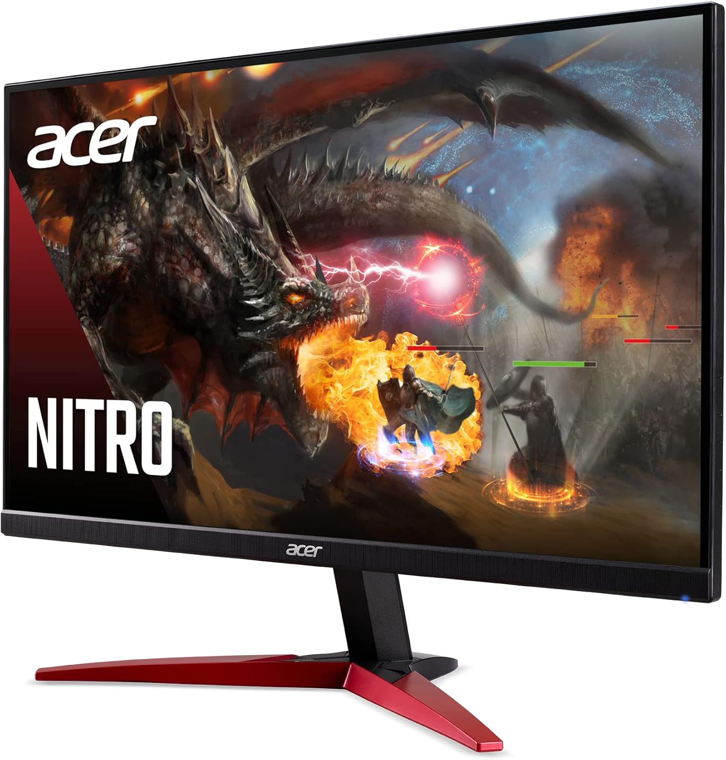 Acer Nitro 23.8 Full HD 1920 x 1080 PC Gaming IPS Monitor | AMD FreeSync Premium | 180Hz Refresh | Up to 0.5ms | HDR10 Support | 99% sRGB | 1 x Display Port 1.2  2 x HDMI 2.0 | KG241Y M3biip