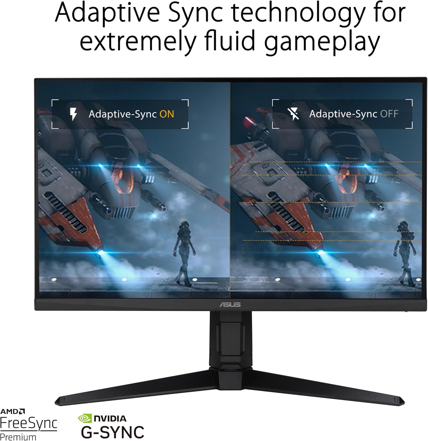 ASUS TUF Gaming 27” 1440P HDR Monitor (VG27AQ3A) – QHD (2560 x 1440), 180Hz, 1ms, Fast IPS, 130% sRGB, Extreme Low Motion Blur Sync, Speakers, Freesync Premium, G-SYNC Compatible, HDMI, DisplayPort