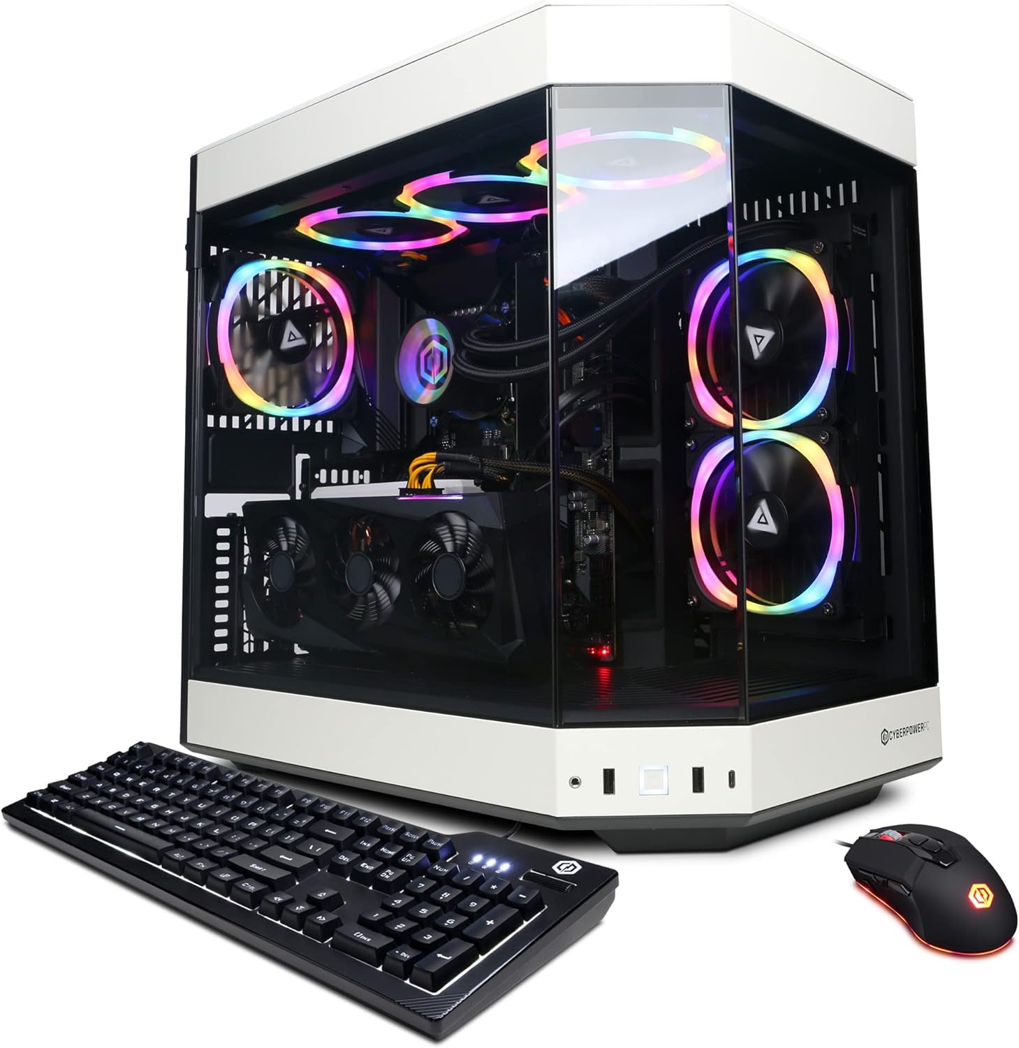 CyberPowerPC Gamer Xtreme VR Gaming PC, Intel Core i9-13900KF 3.0GHz, GeForce RTX 4070 12GB, 16GB DDR5, 1TB NVMe SSD, Wi-Fi Ready  Windows 11 Home (GXiVR8080A36)