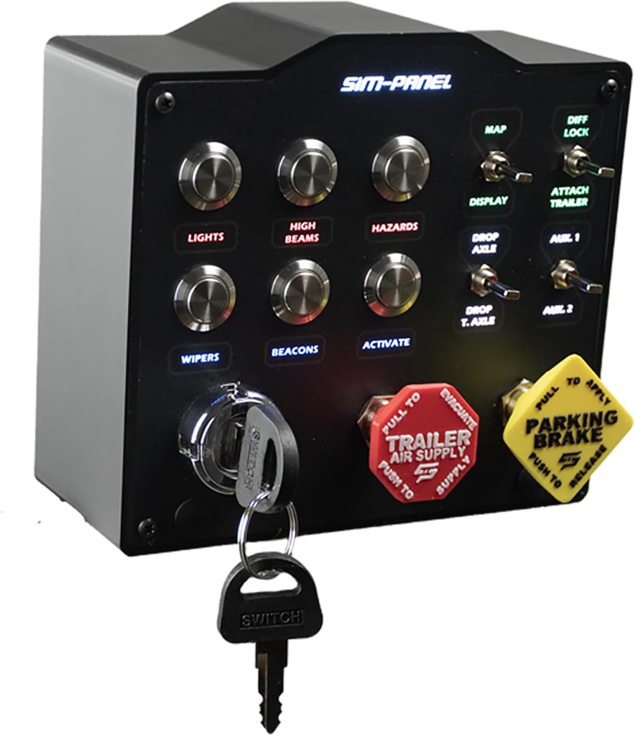 HT/HTE Button Box for American Truck Simulator (ATS/ETS2 Button Box) (NO BACKLIGHTING)