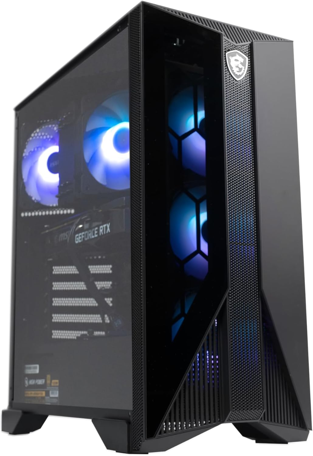 MSI Aegis ZS Gaming Desktop, AMD Ryzen 7 7700, GeForce RTX 4060, 16GB RAM, 1TB SSD, RGB Fan Cooling, Wi-Fi 6E, Keyboard  Mouse Included, DIY Friendly, Windows 11 Home-Adv: 7NUC-607US