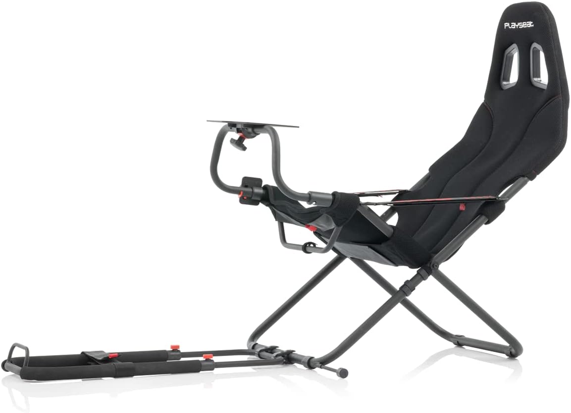 Playseat Challenge Sim Racing Cockpit | Foldable  Adjustable | For High Performance Sim Racing | Compact  Flexible | Supports all Steering Wheels  Pedals | For PC and Console | Actifit Edition