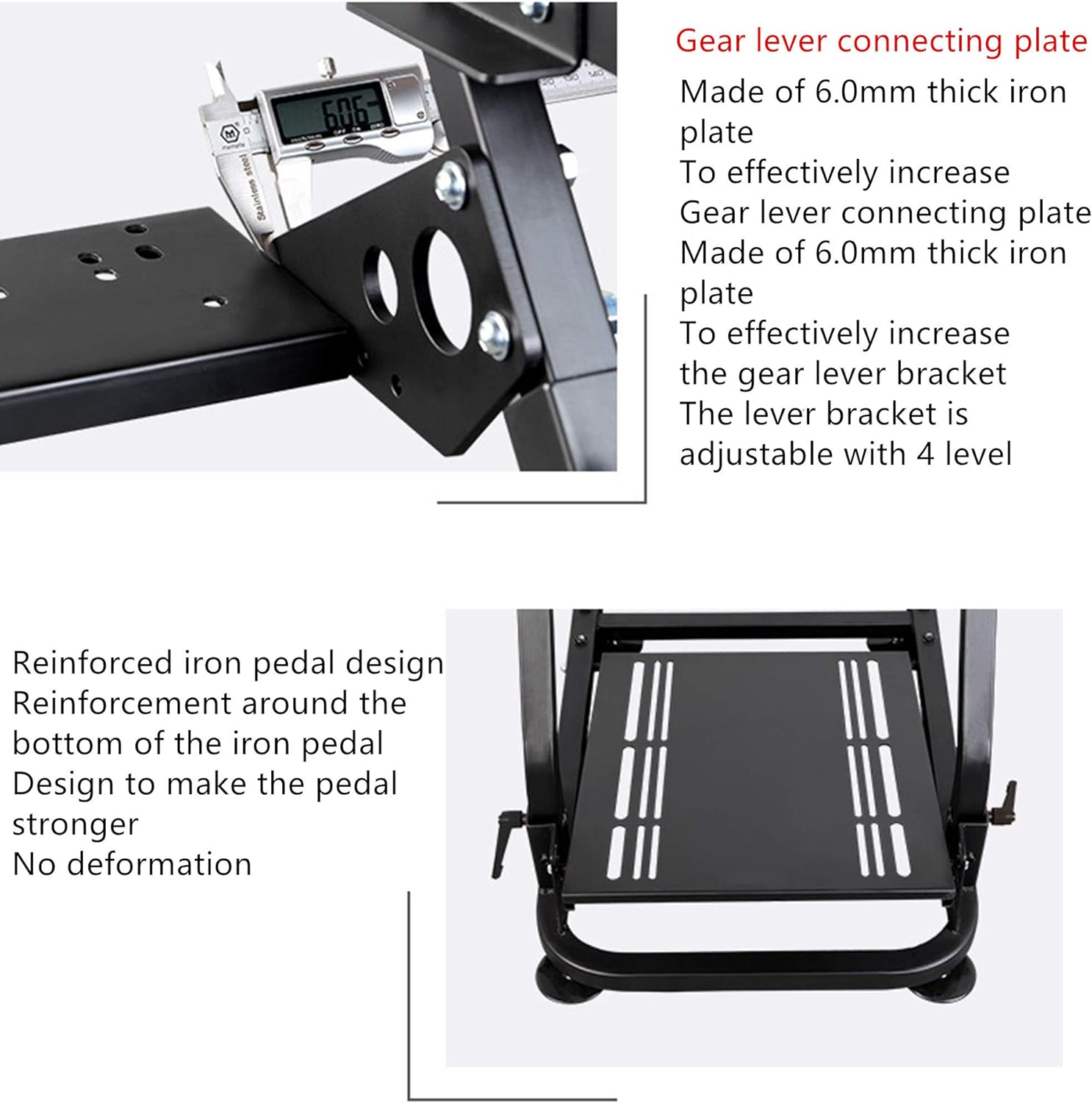 Professional Racing Wheel Stand (Updated Version) Driving Gaming Simulator for Logitech G25 G27 G29 G920 PS4 Xbox Fanatech T3PA TGT T300RS T300GT T500RS TGT T150 TS-PC CSL CSR CSW