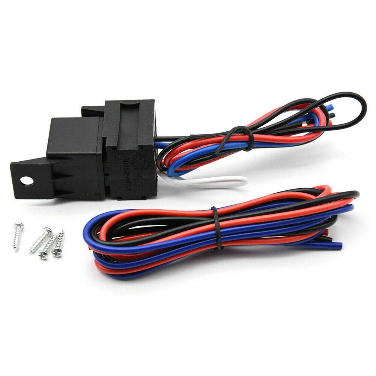 SUPERFASTRACING 12V Carbon Ignition Switch Panel Engine Start Push Button LED Toggle Racing Auto