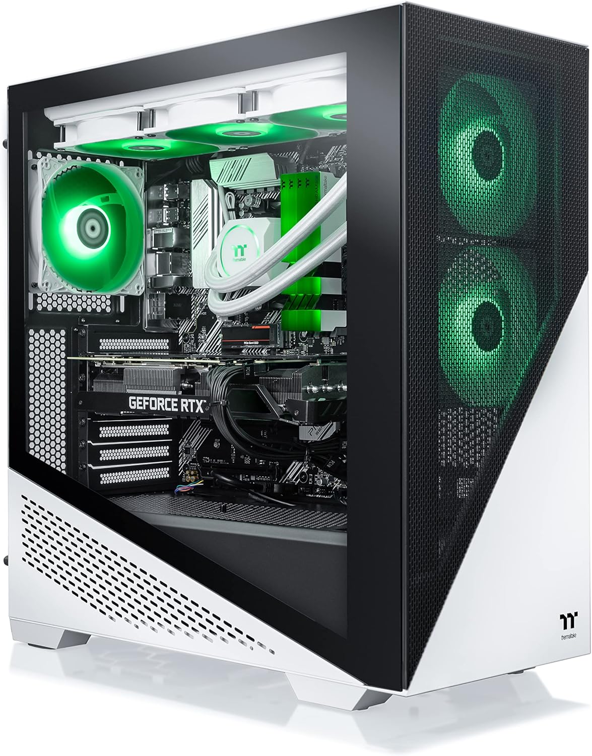 Thermaltake LCGS Quartz i460 R4 Gaming Desktop (Intel Core™ i5-13400F, 3600Mhz 16GB RGB Memory, NVIDIA GeForce® RTX 4060, 1TB NVMe M.2) S2QT-B66R-460-LCS