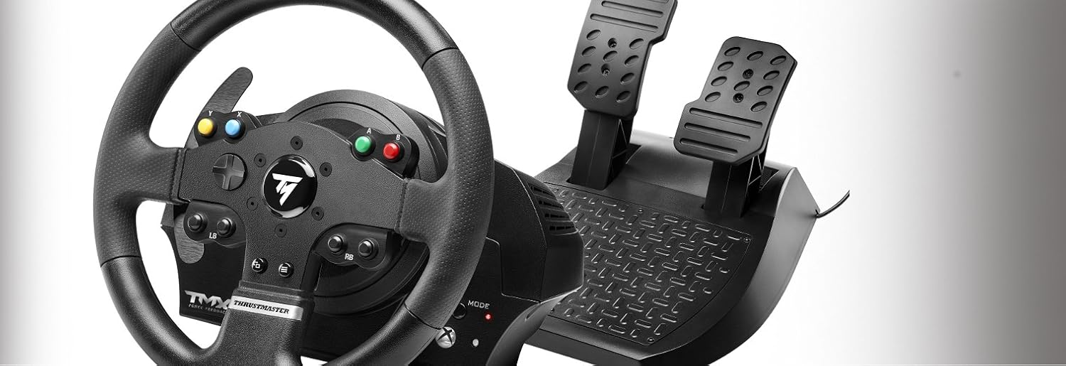 Thrustmaster TMX Racing Wheel with force feedback and racing pedals (Compatible with XBOX Series X/S, One, PC)