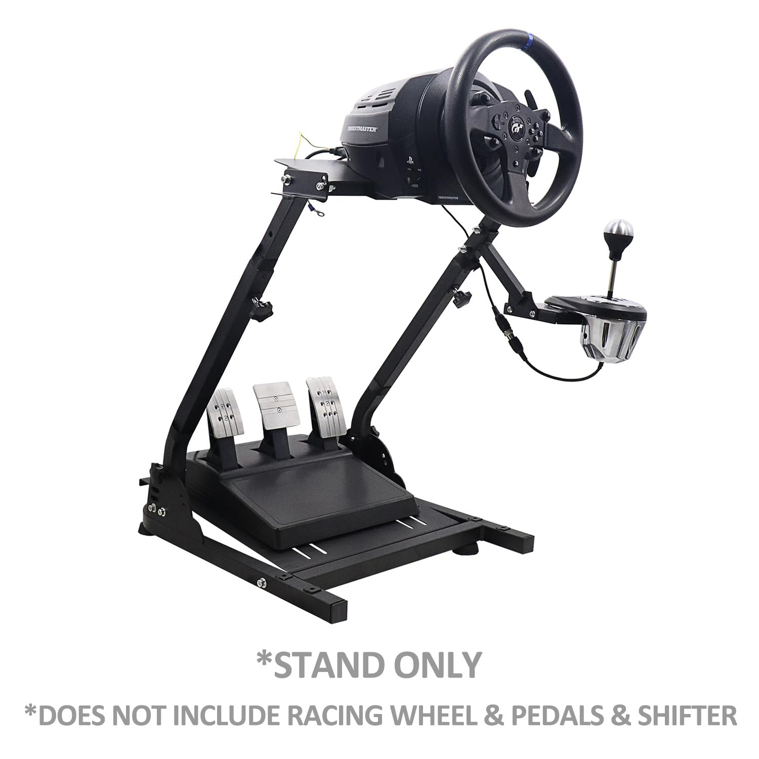 YXHARD Racing Wheel Stand, Height Adjustable  Foldable Steering Wheel Stand Compatible with Logitech G25,G27,G29,G920 Gaming Cockpit