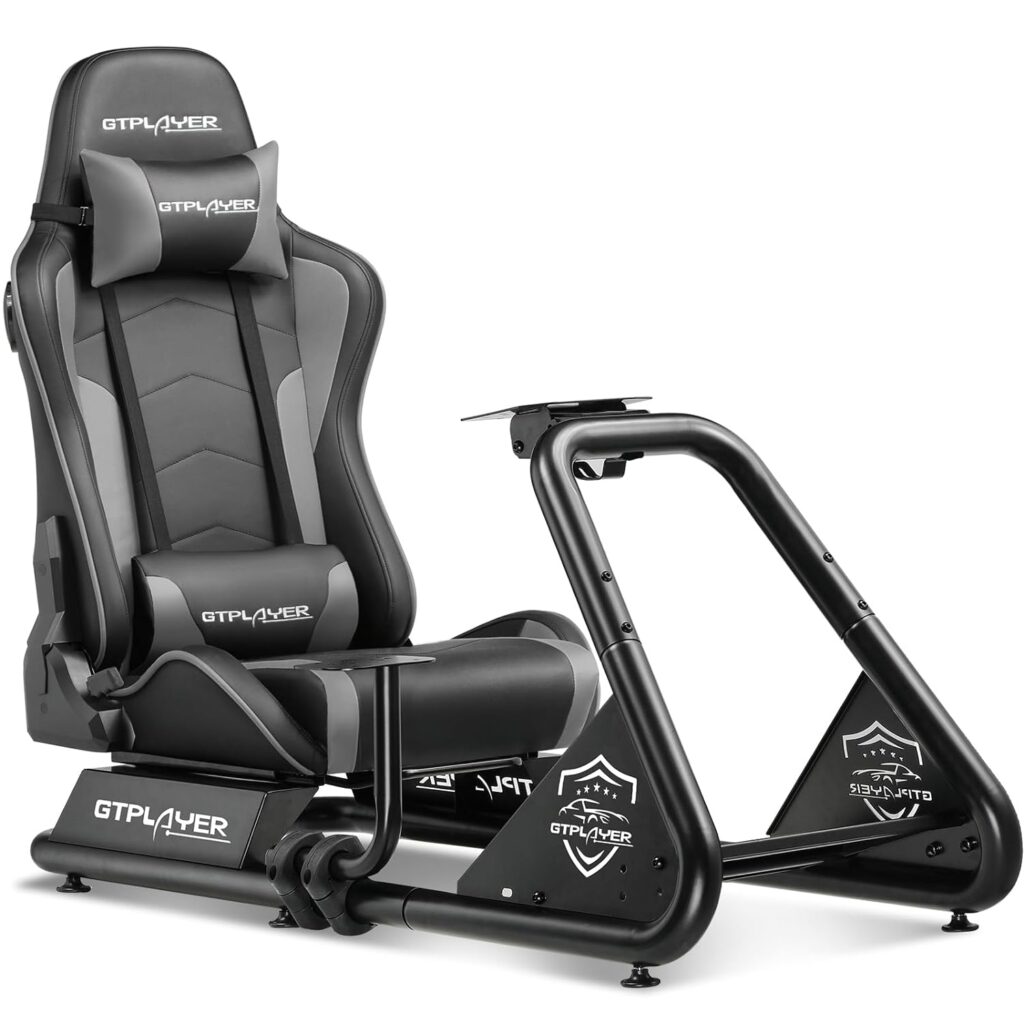 GTPLAYER Racing Simulator Cockpit With GTRACING Seat and Bluetooth Speakers Review