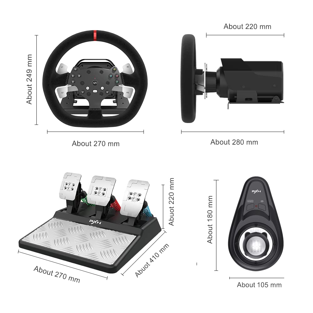 PXN V10 Force Feedback Steering Wheel Review