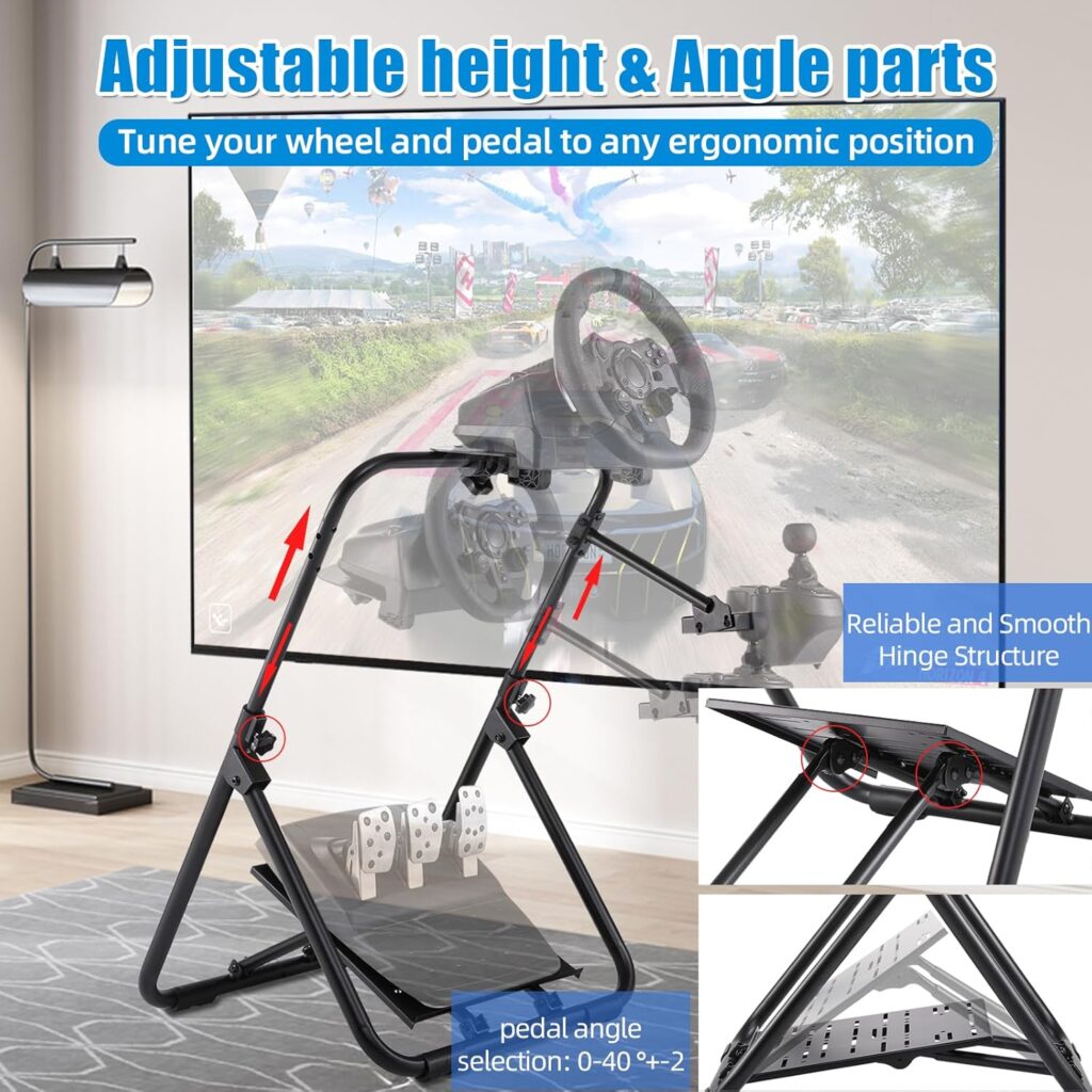 Grefinity Foldable Racing Wheel Stand Review